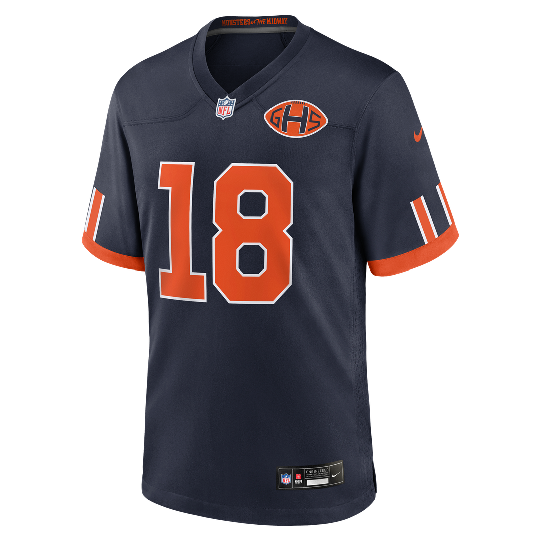 Men's Chicago Bears Caleb Williams Nike Navy 2026 Rivalries Collection Game Jersey