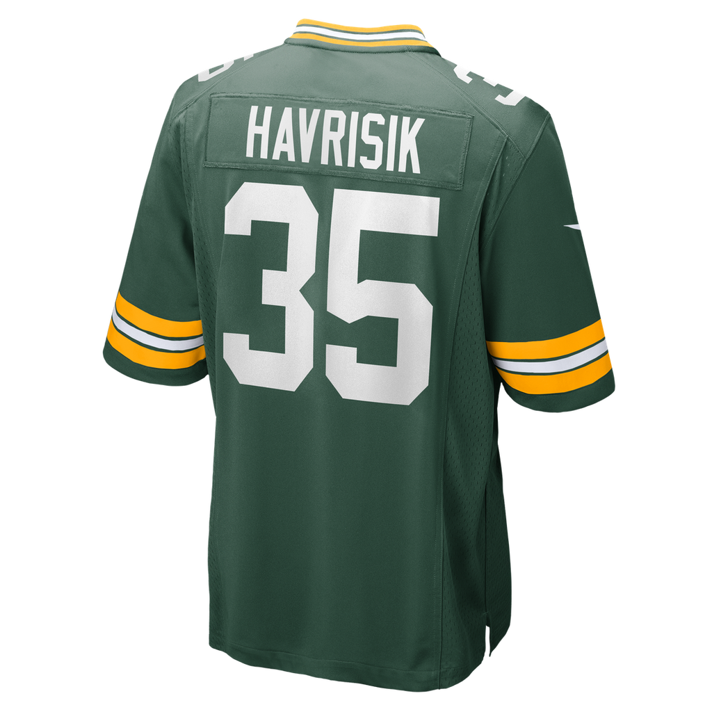 Men's Green Bay Packers Lucas Havrisik Nike  Green Team Game Jersey