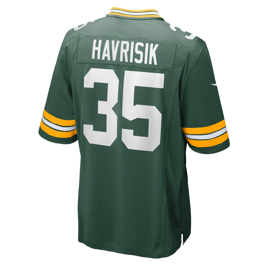 Men's Green Bay Packers Lucas Havrisik Nike  Green Team Game Jersey