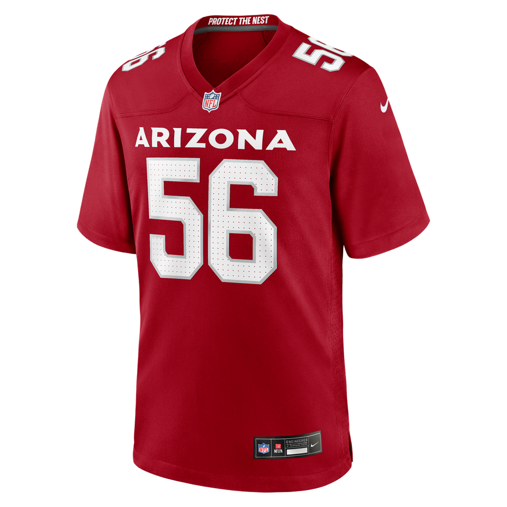 Men's Arizona Cardinals Darius Robinson Nike  Cardinal Team Game Jersey