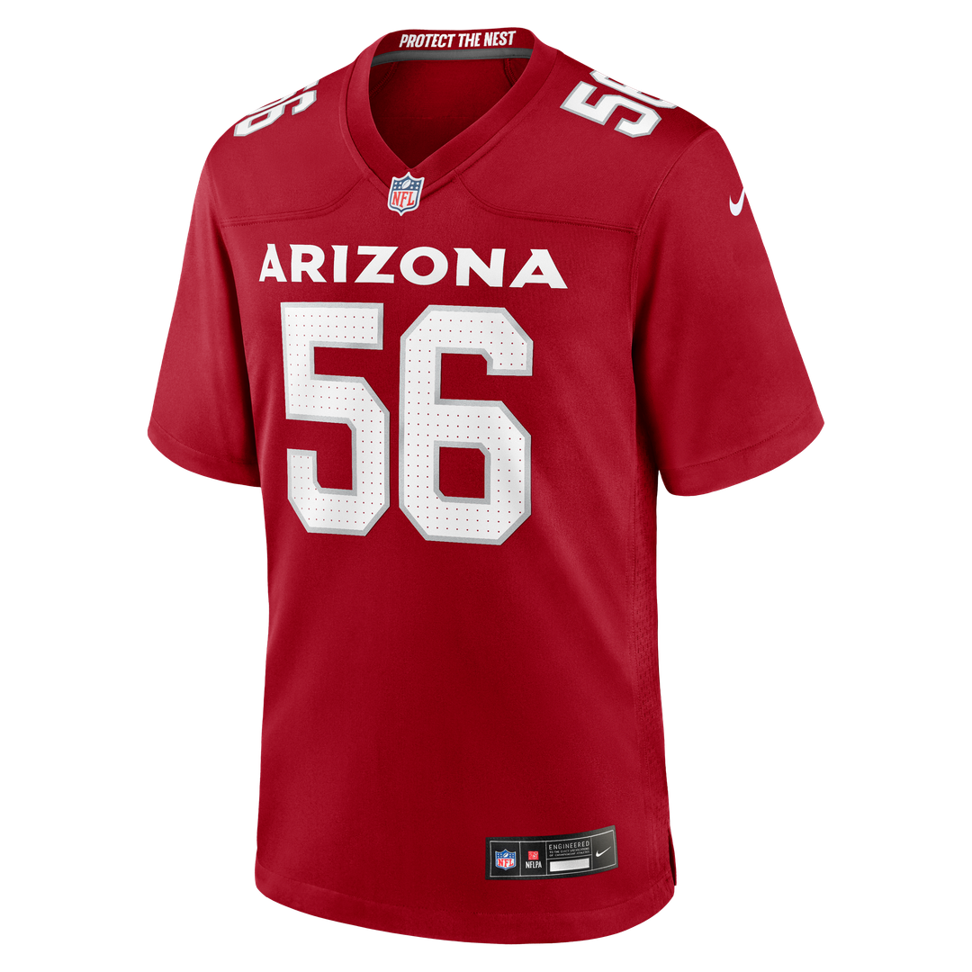 Men's Arizona Cardinals Darius Robinson Nike  Cardinal Team Game Jersey