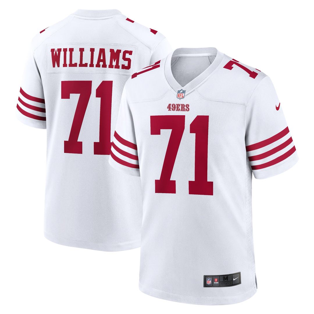 Men's San Francisco 49ers Trent Williams Nike Scarlet Alternate Game Jersey