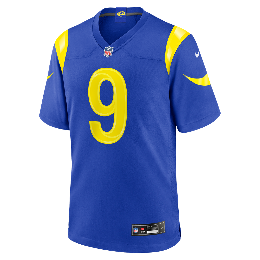 Men's Los Angeles Rams Matthew Stafford Nike White White Game Player Jersey