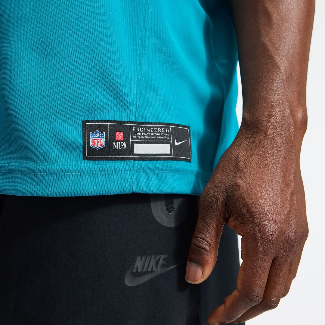 Men's Jacksonville Jaguars Trevor Lawrence Nike Teal Team Vapor F.U.S.E. Stitched Limited Jersey