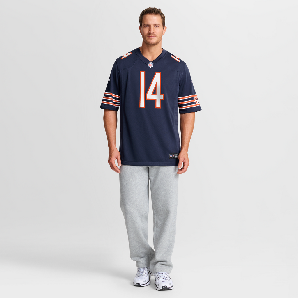 Men's Chicago Bears Kalif Raymond Nike  Navy Team Game Jersey