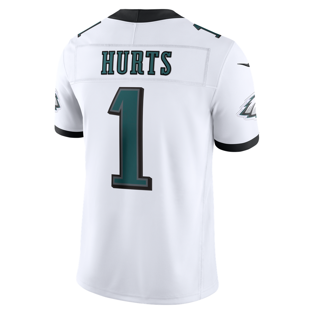 Men's Philadelphia Eagles Jalen Hurts Nike White Vapor F.U.S.E. Stitched Limited Jersey