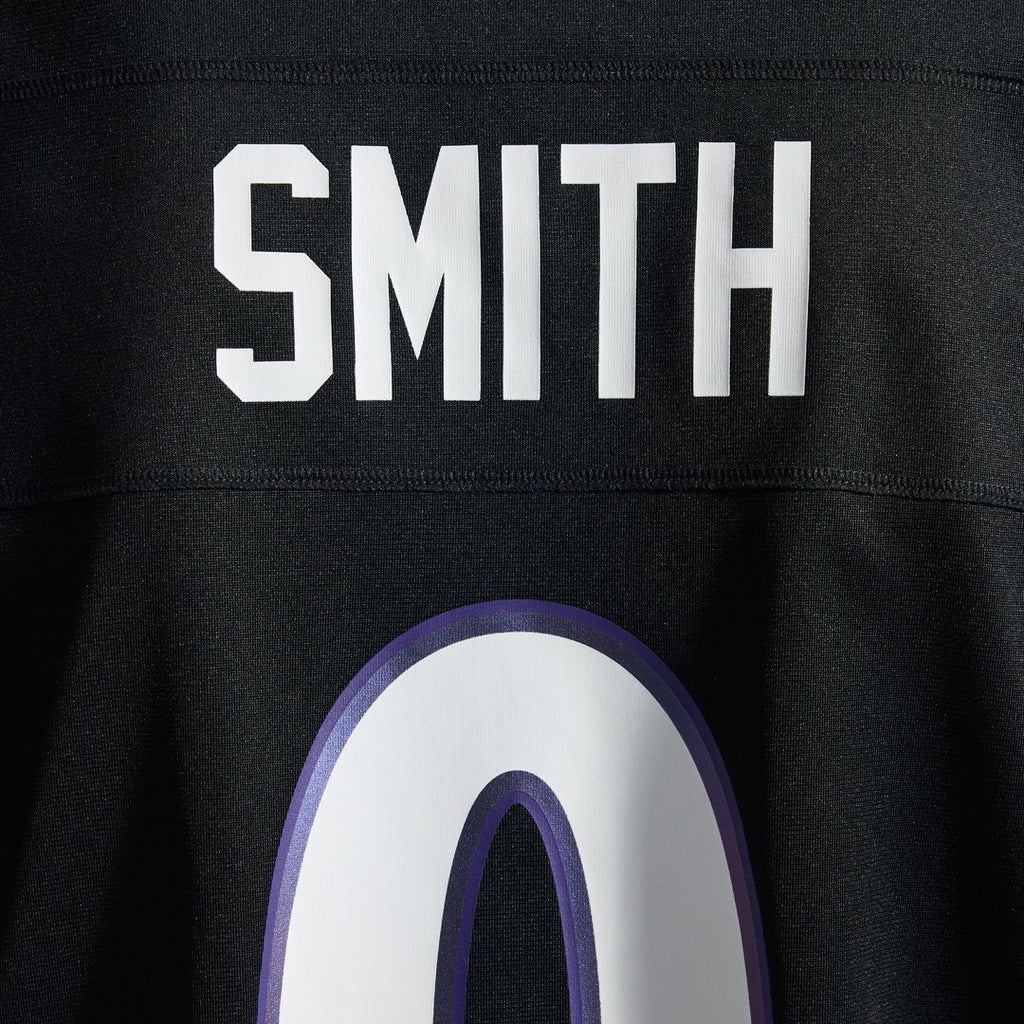 Men's Baltimore Ravens Roquan Smith Nike Purple Alternate Game Jersey