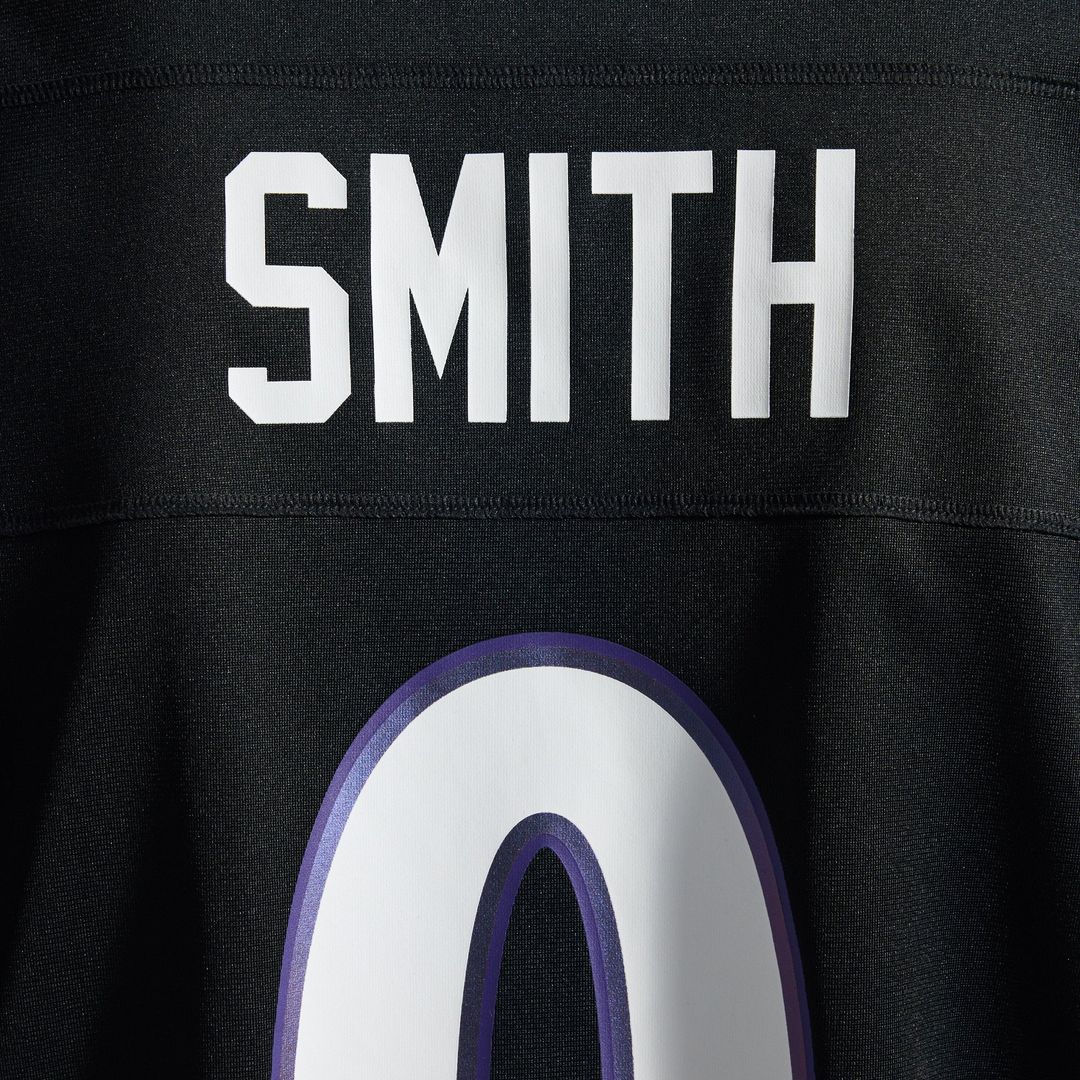 Men's Baltimore Ravens Roquan Smith Nike Black Alternate Game Jersey