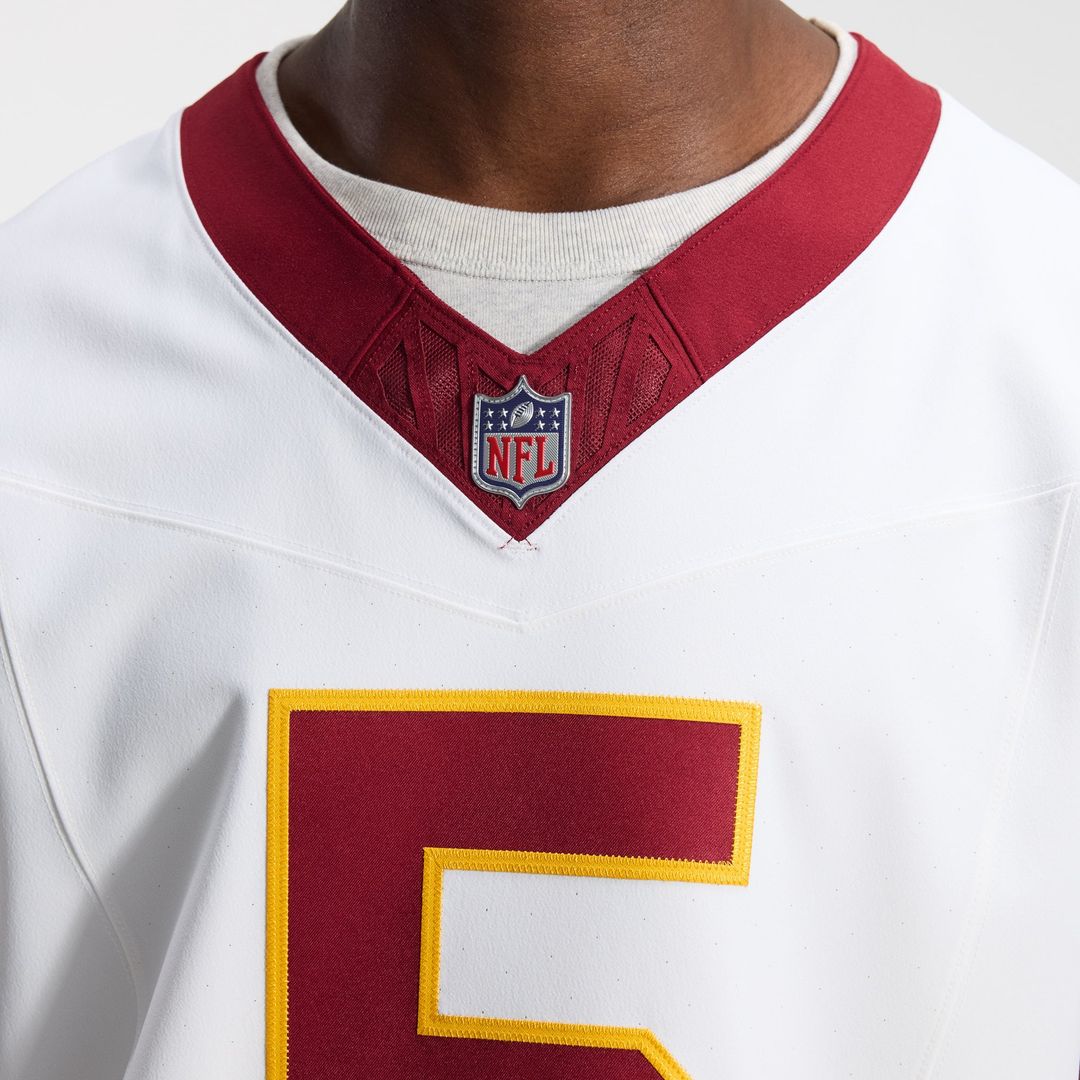Men's Washington Commanders Jayden Daniels Nike White Alternate 2 Super Bowl Era Vapor F.U.S.E. Elite Jersey