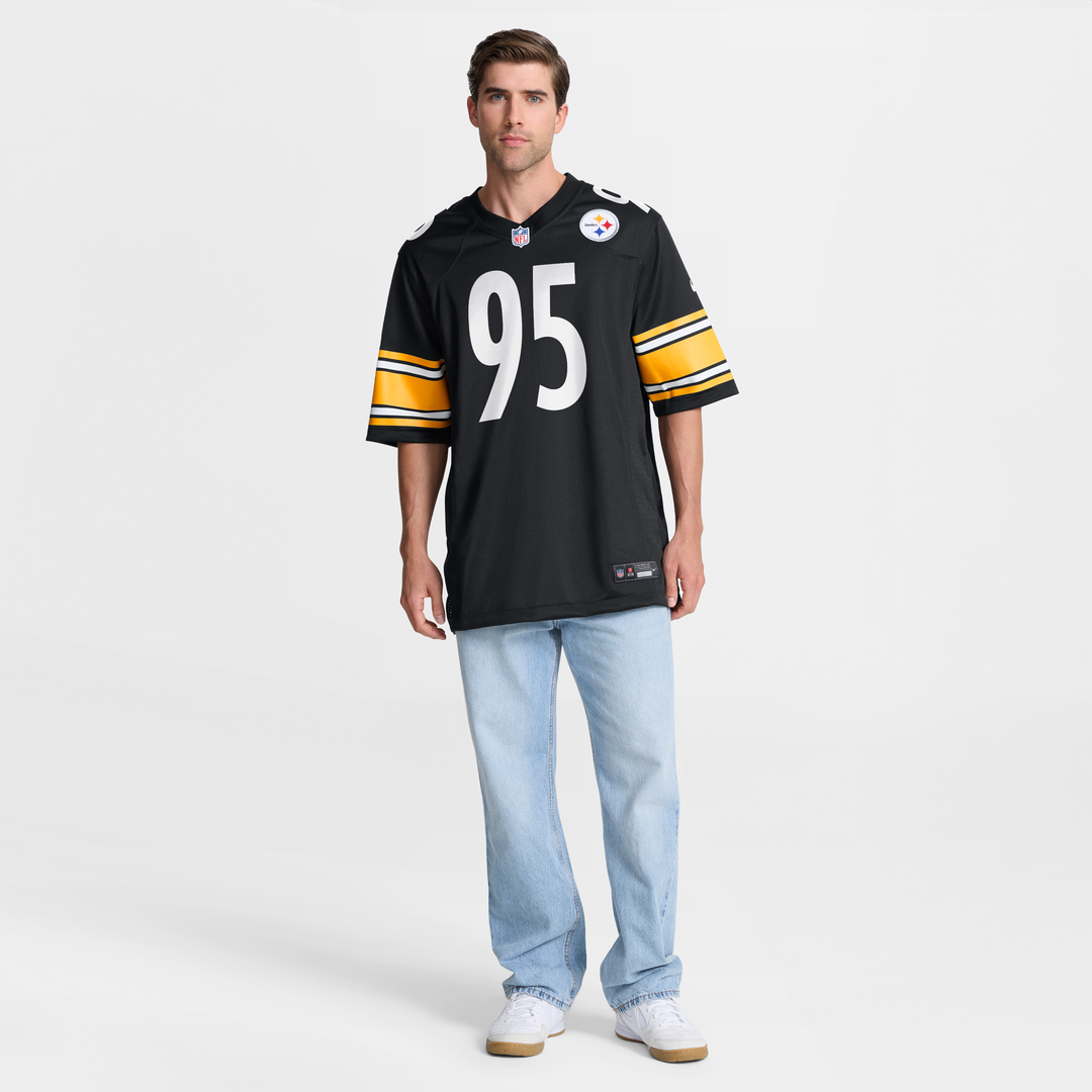 Men's Pittsburgh Steelers Keeanu Benton Nike  Black Team Game Jersey