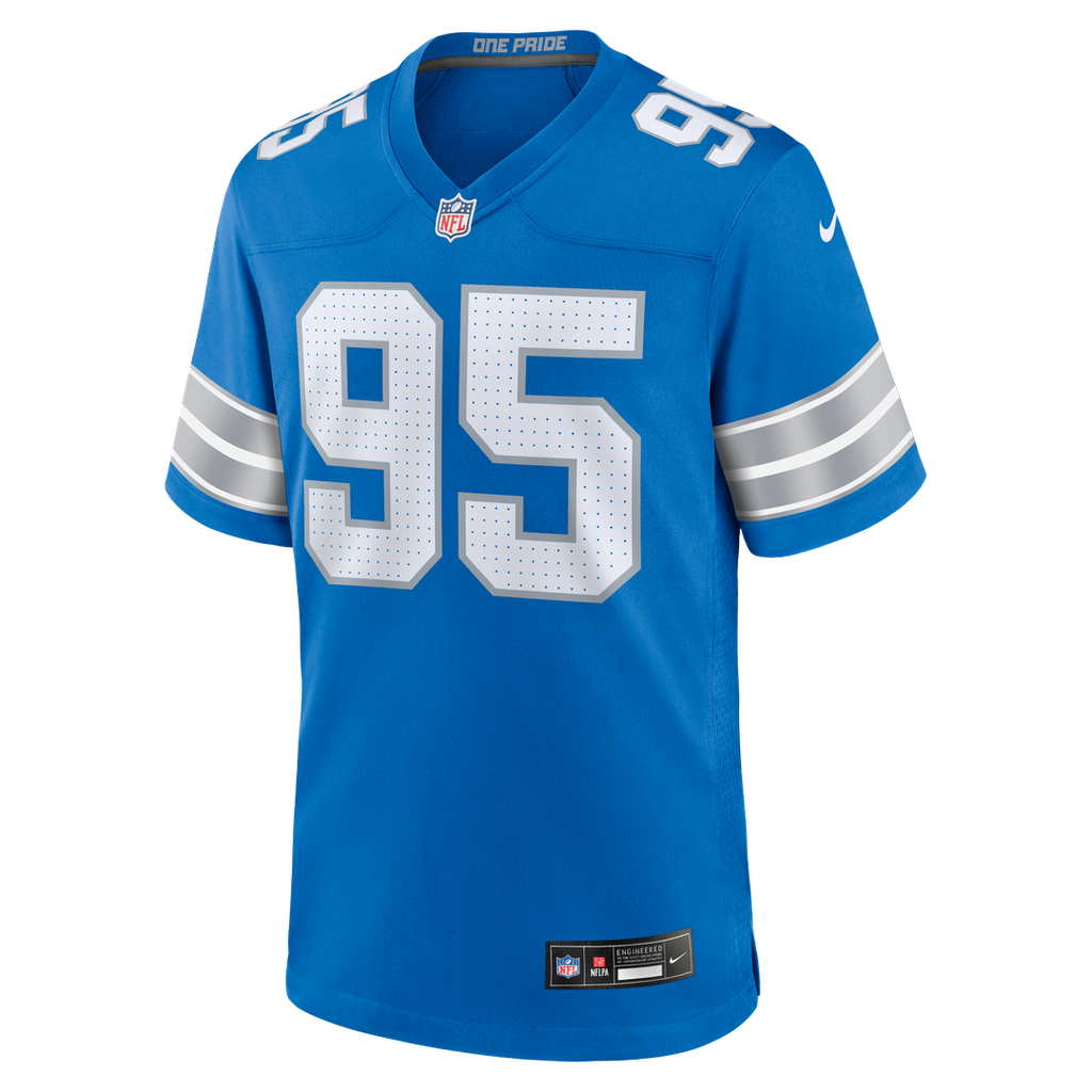 Men's Detroit Lions Mathieu Betts Nike  Blue Game Jersey