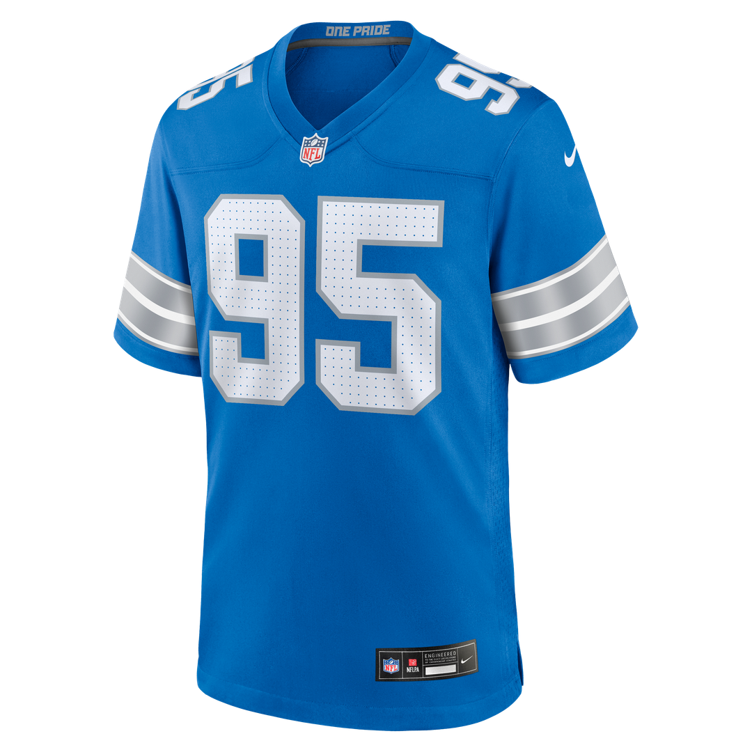 Men's Detroit Lions Mathieu Betts Nike  Blue Game Jersey