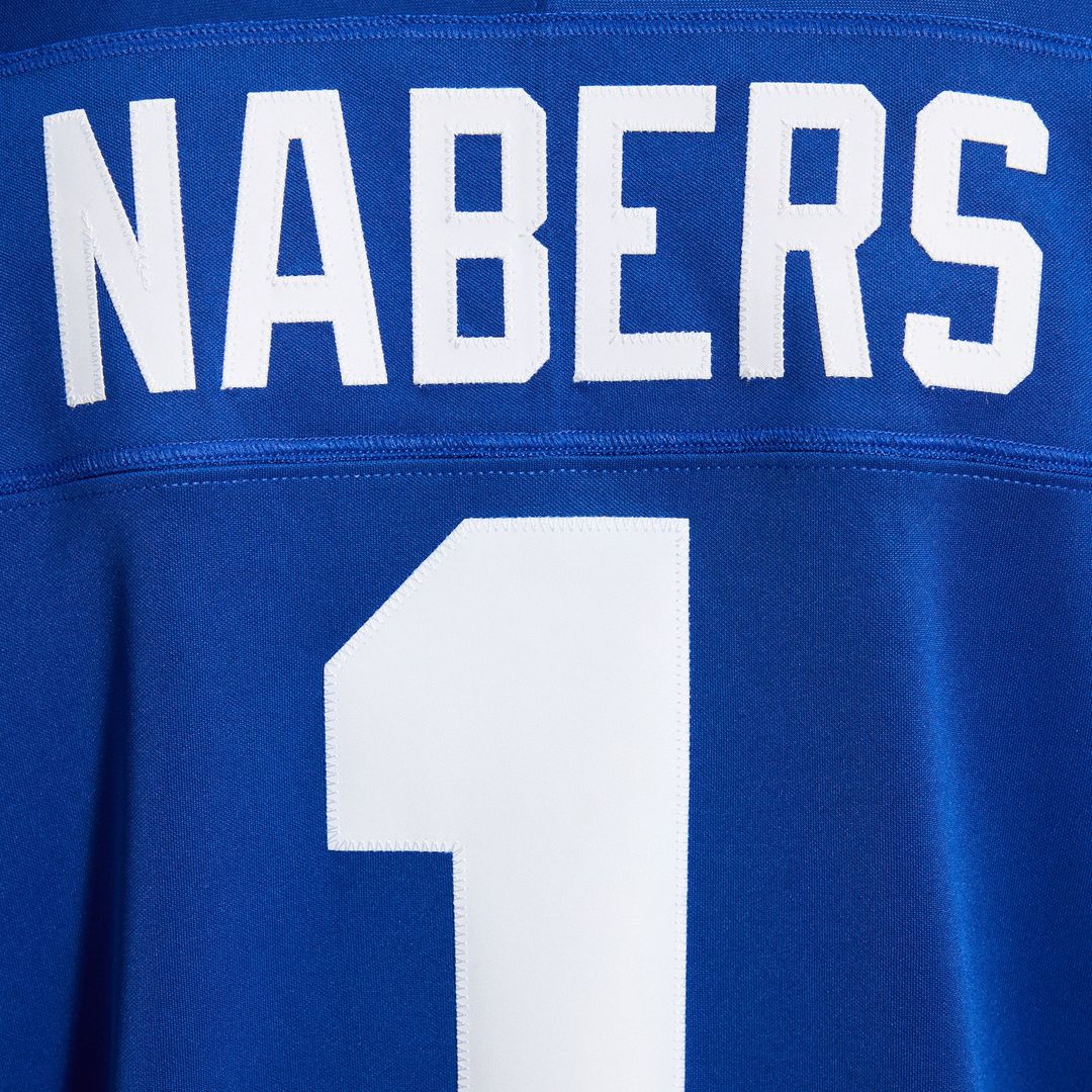 Men's New York Giants Malik Nabers Nike Royal Team Vapor F.U.S.E. Stitched Limited Jersey