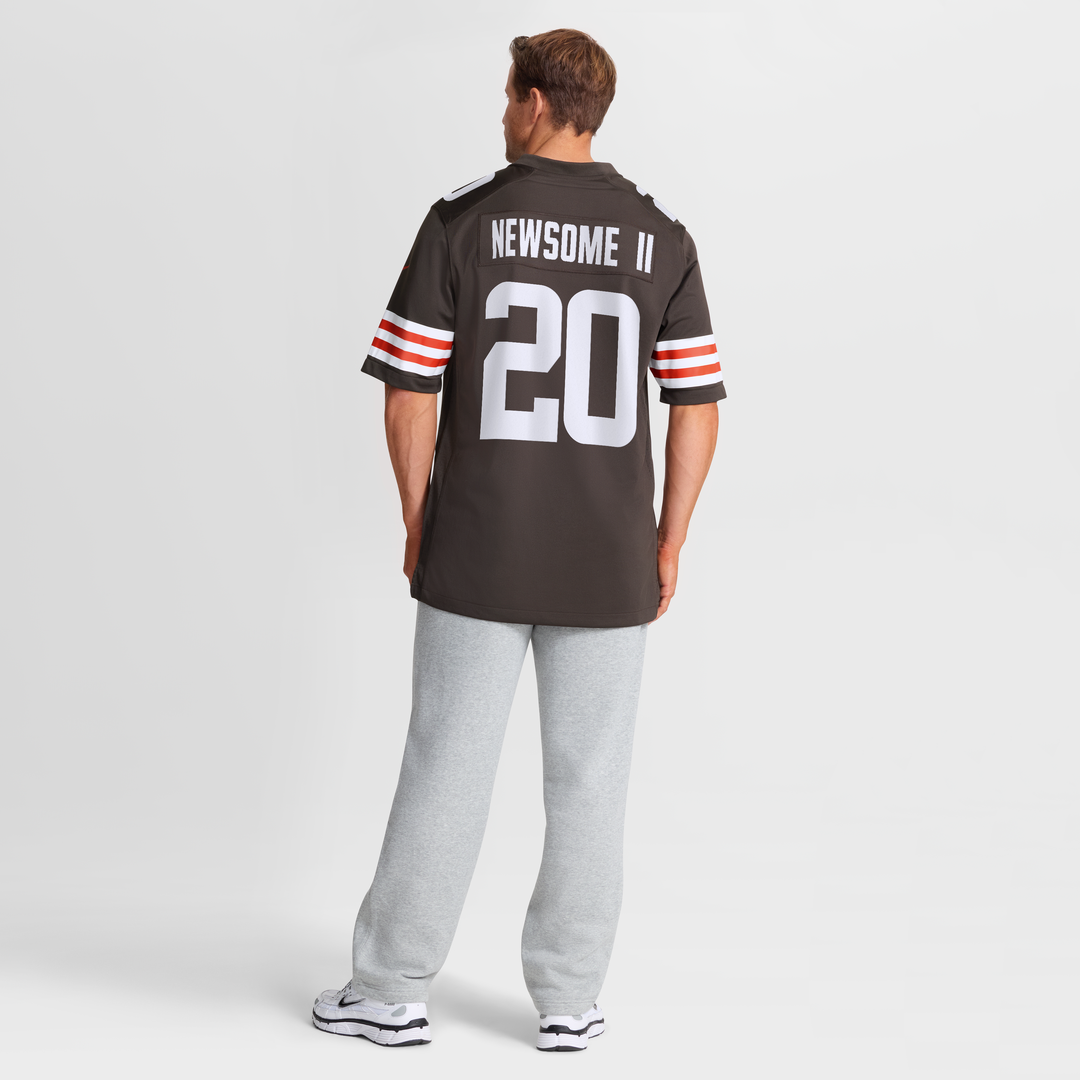 Men's Cleveland Browns Greg Newsome II Nike Brown Game Jersey