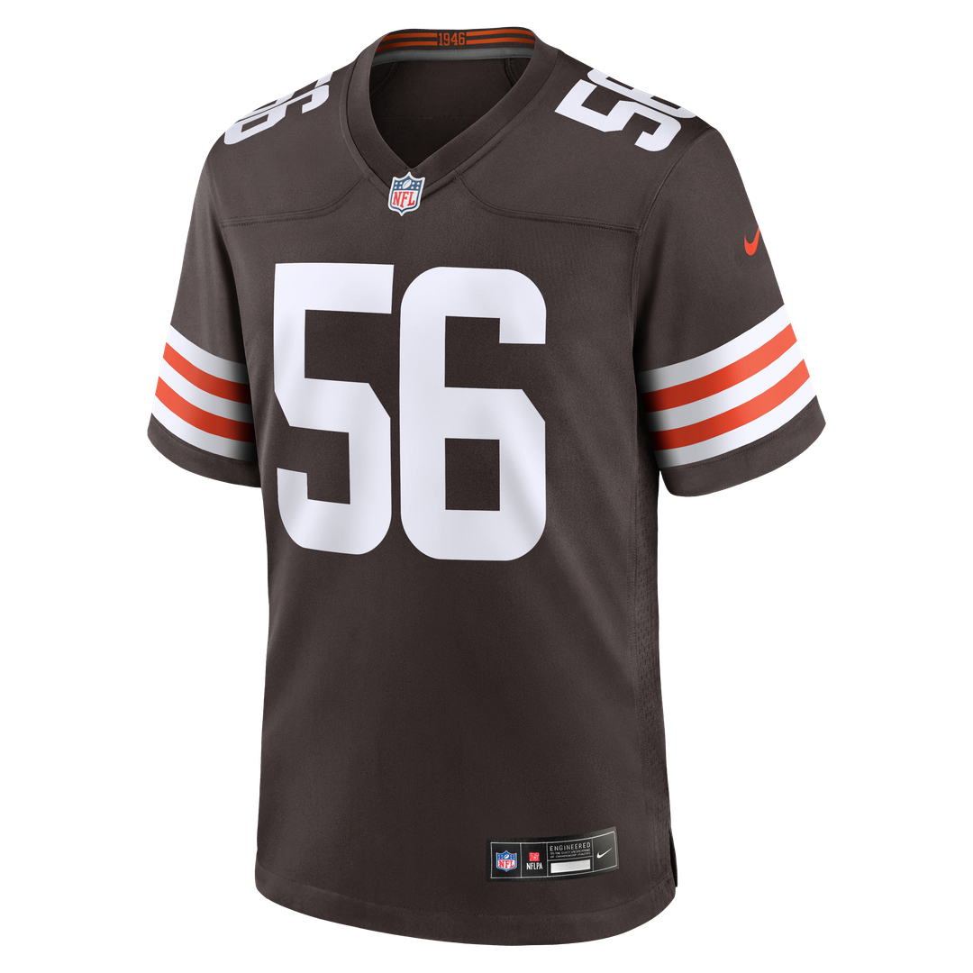 Men's Cleveland Browns Luke Wypler Nike  Brown Team Game Jersey