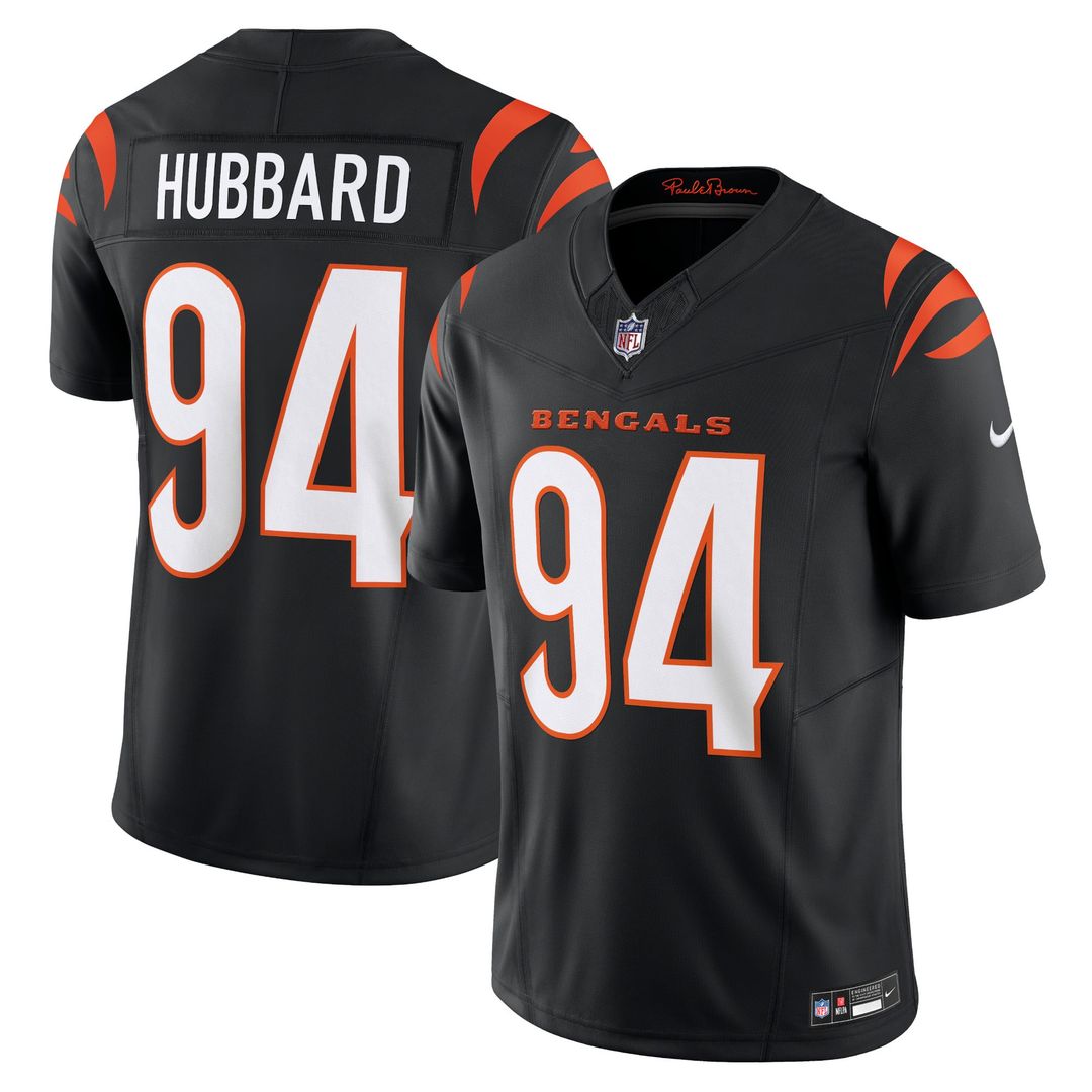 Men's Cincinnati Bengals Sam Hubbard Nike White Vapor F.U.S.E. Limited Jersey