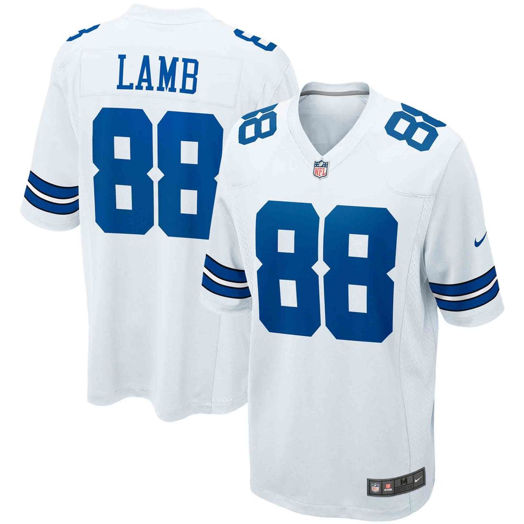 Men's Dallas Cowboys CeeDee Lamb Nike Navy Game Jersey