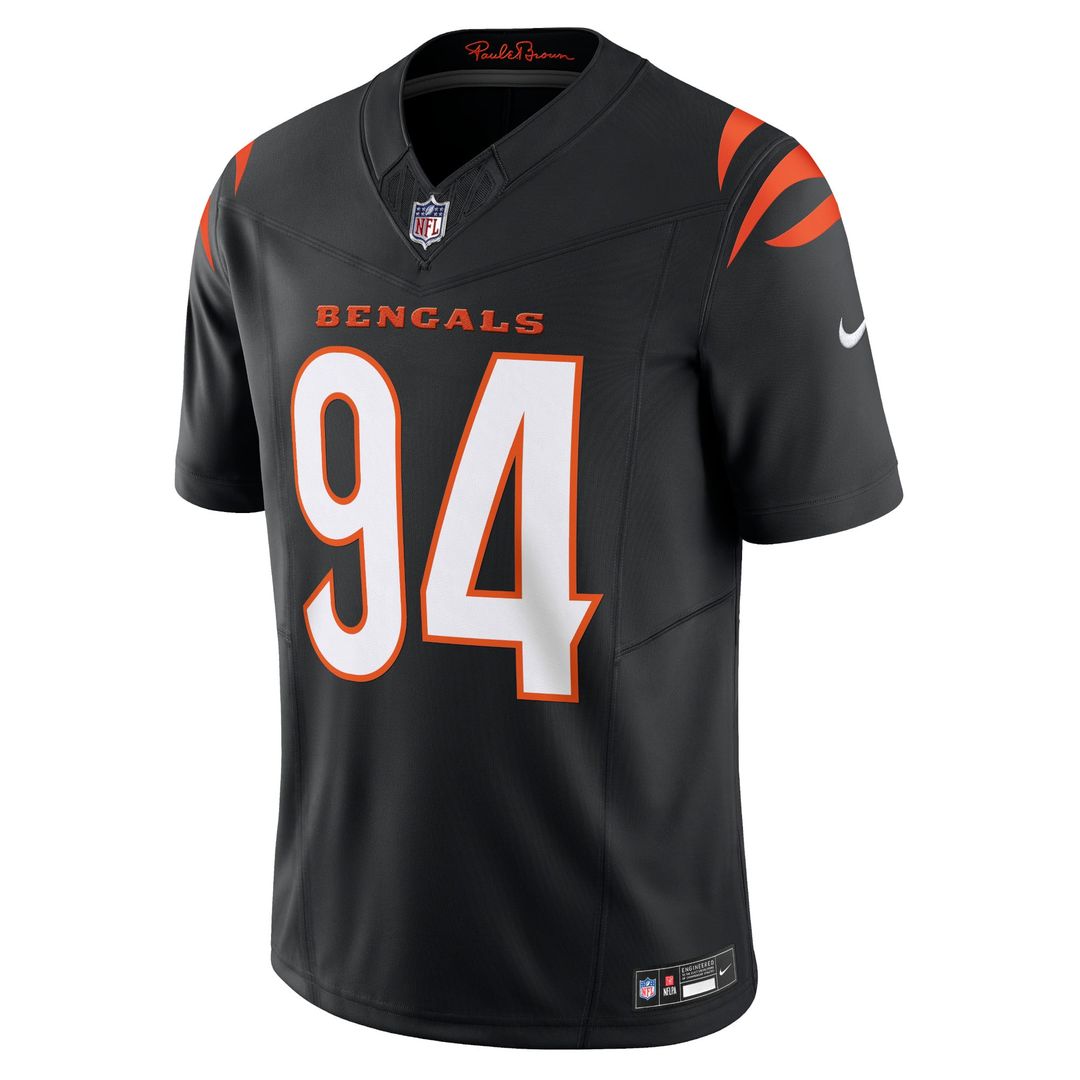 Men's Cincinnati Bengals Sam Hubbard Nike White Vapor F.U.S.E. Limited Jersey