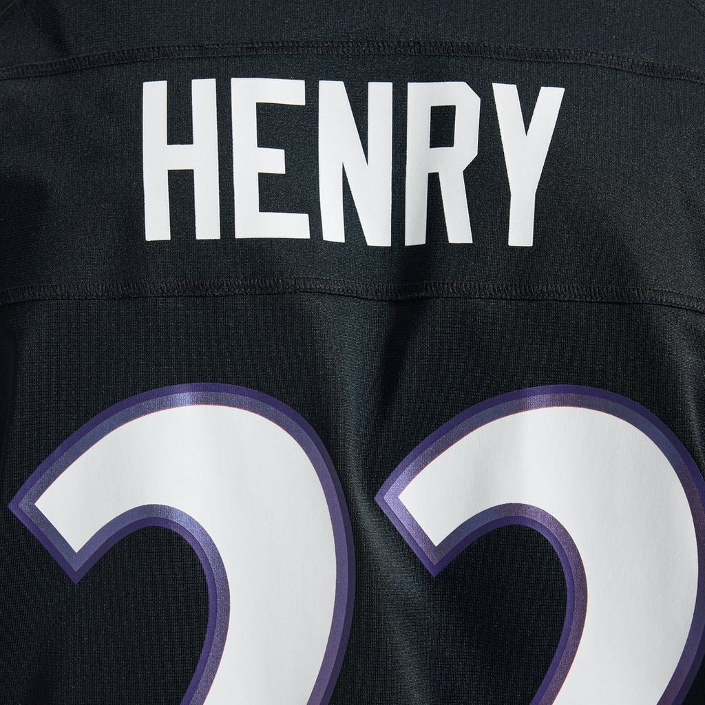 Men's Baltimore Ravens Derrick Henry Nike Black Alternate Game Jersey