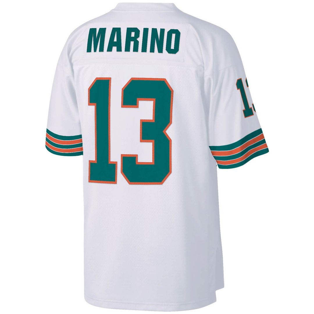 Men's Miami Dolphins Dan Marino Mitchell & Ness Aqua Big & Tall 1984 Retired Player Replica Jersey