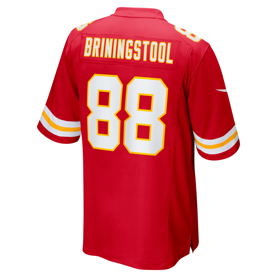 Men's Kansas City Chiefs Jake Briningstool Nike  Red Team Game Jersey