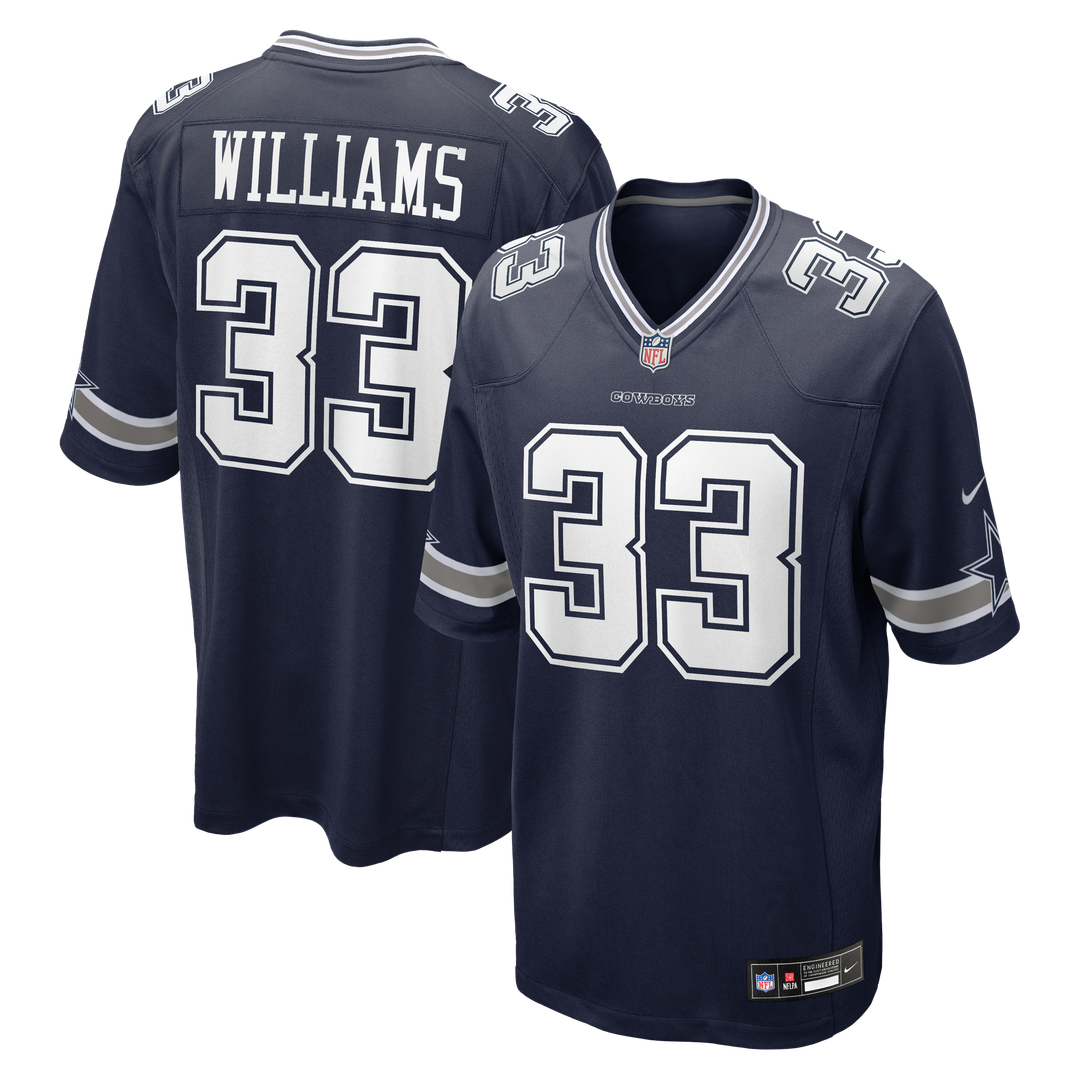 Men's Dallas Cowboys Javonte Williams Nike White Alternate Game Jersey