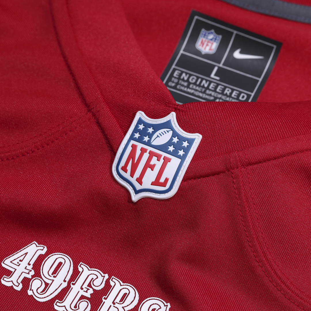 Men's San Francisco 49ers Ricky Pearsall Nike  Scarlet Team Game Jersey