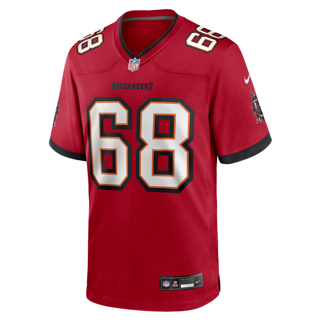 Men's Tampa Bay Buccaneers Ben Bredeson Nike  Red  Game Jersey