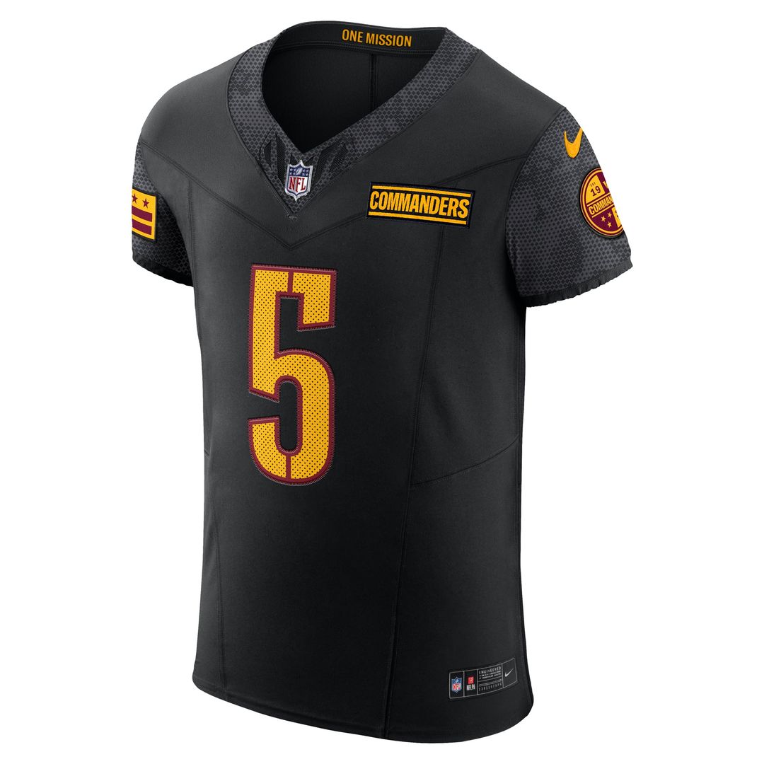 Men's Washington Commanders Jayden Daniels Nike Burgundy Team Vapor F.U.S.E. Elite Jersey