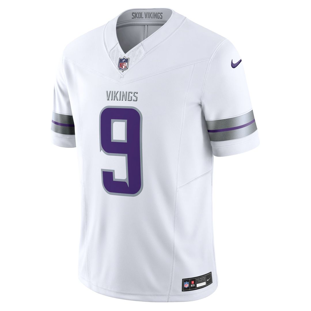 Men's Minnesota Vikings J.J. McCarthy Nike White Vapor F.U.S.E. Limited Jersey