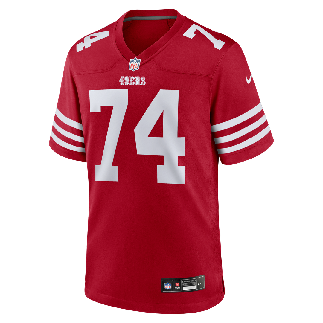 Men's San Francisco 49ers Brett Toth Nike  Scarlet Team Game Jersey