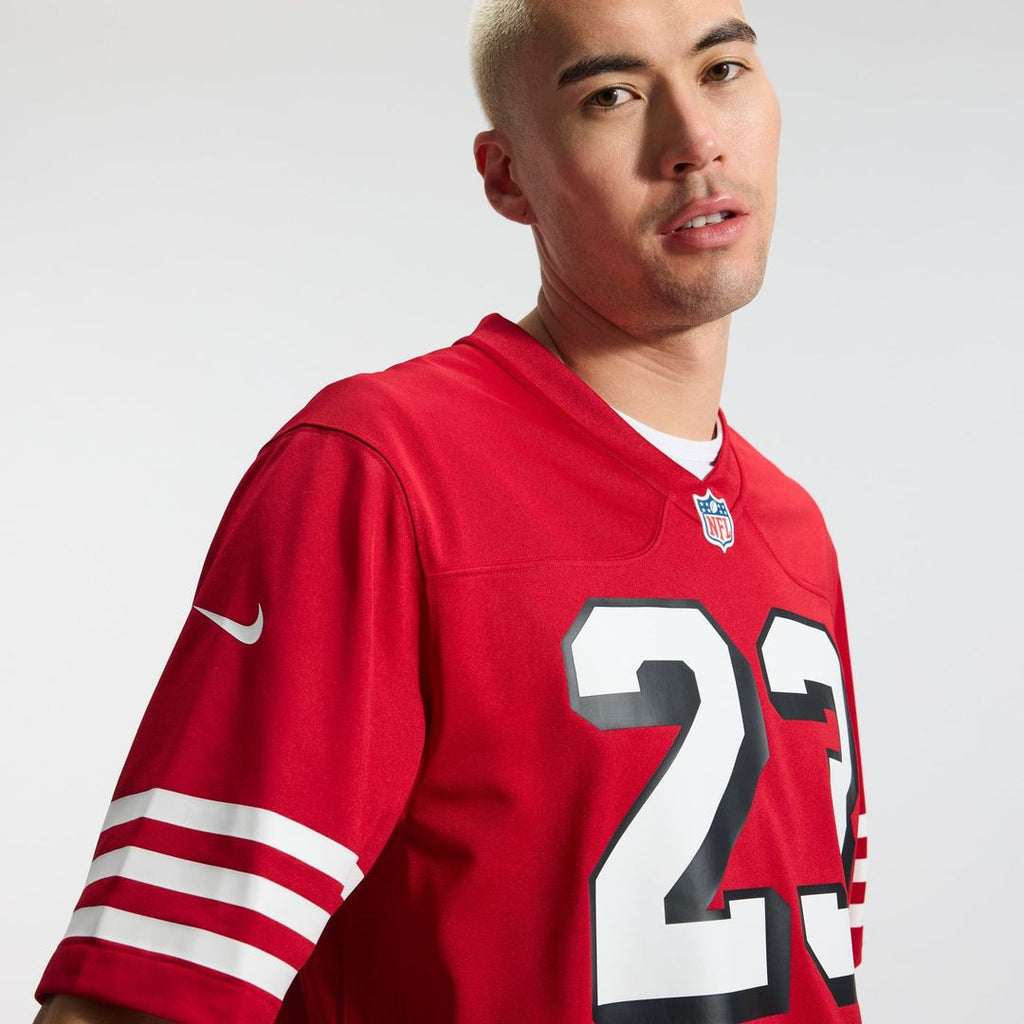 Men's San Francisco 49ers Christian McCaffrey Nike Scarlet Alternate Game Player Jersey