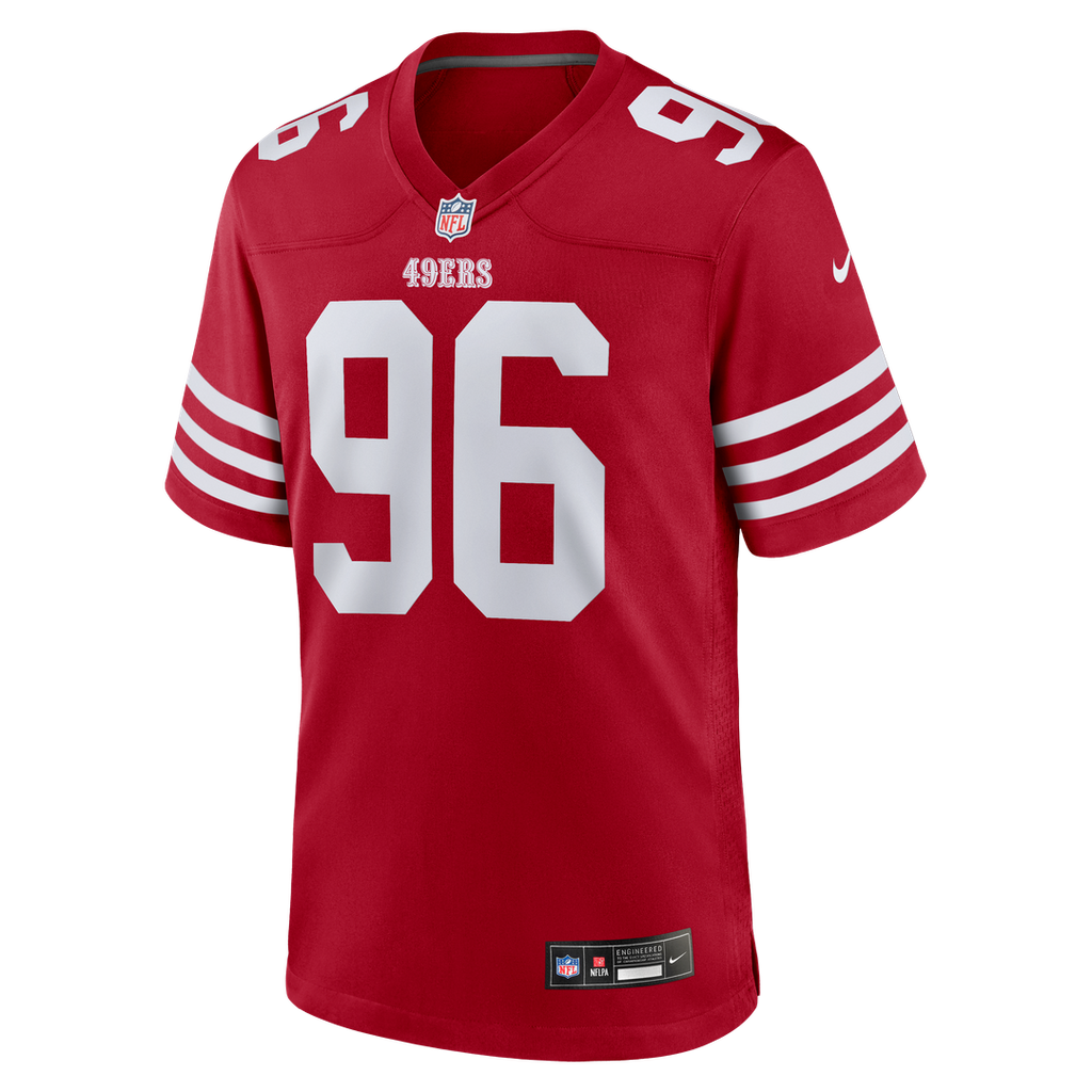 Men's San Francisco 49ers Jordan Jefferson Nike  Scarlet Team Game Jersey