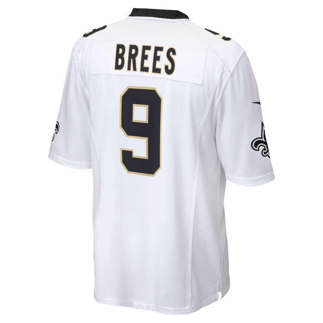 Men's New Orleans Saints Drew Brees Nike  Black Team Game Jersey