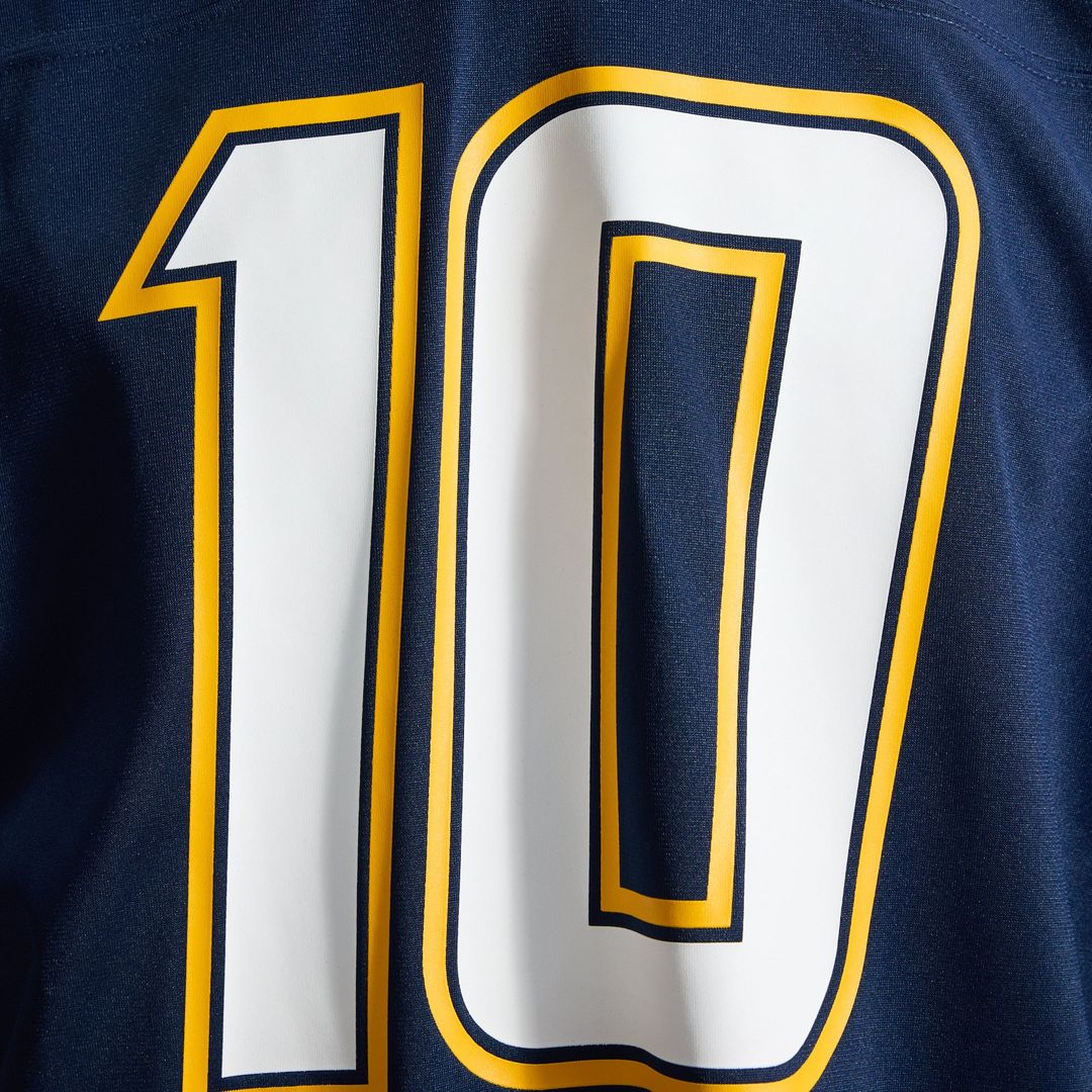 Men's Los Angeles Chargers Justin Herbert Nike Navy Alternate Super Chargers Game Player Jersey