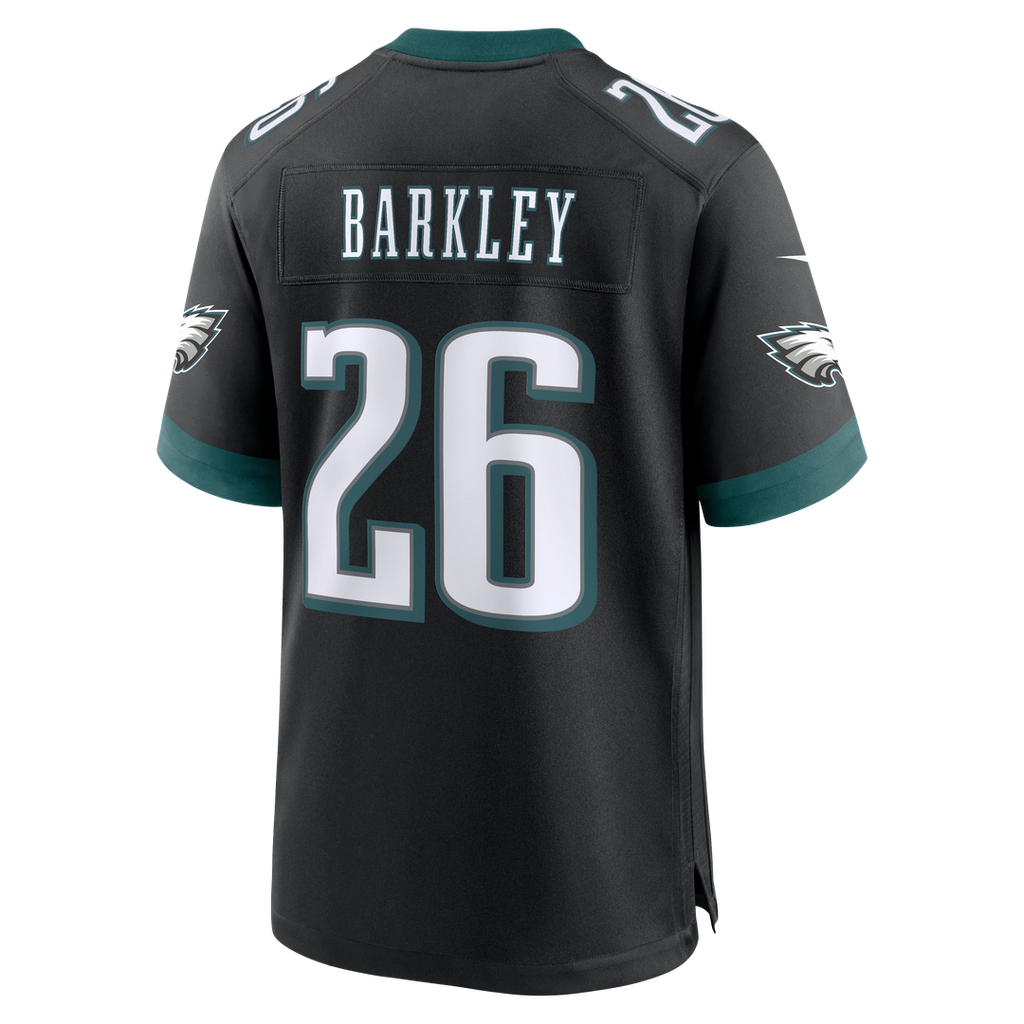 Men's Philadelphia Eagles Saquon Barkley Nike  White Game Jersey