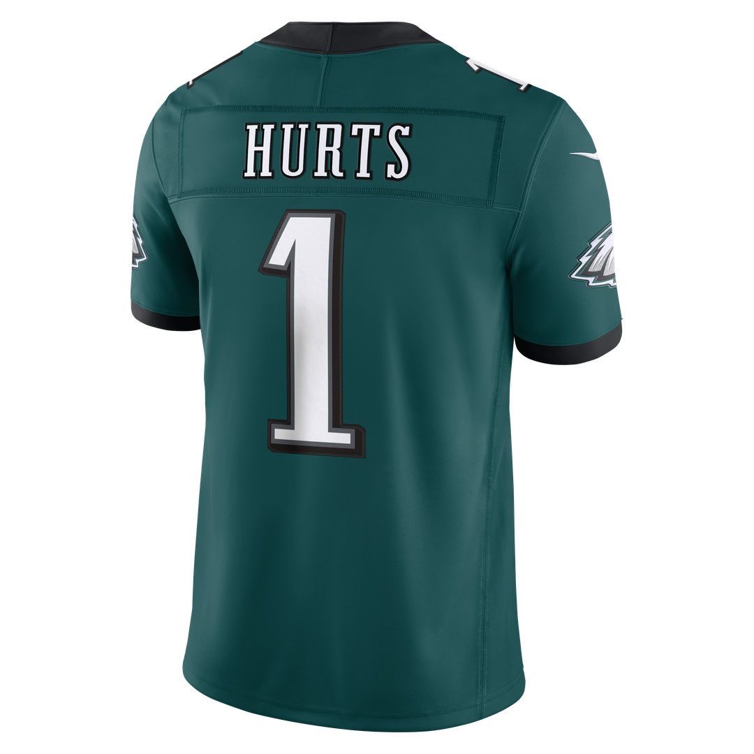 Men's Philadelphia Eagles Jalen Hurts Nike Black Alternate Vapor F.U.S.E. Stitched Limited Jersey