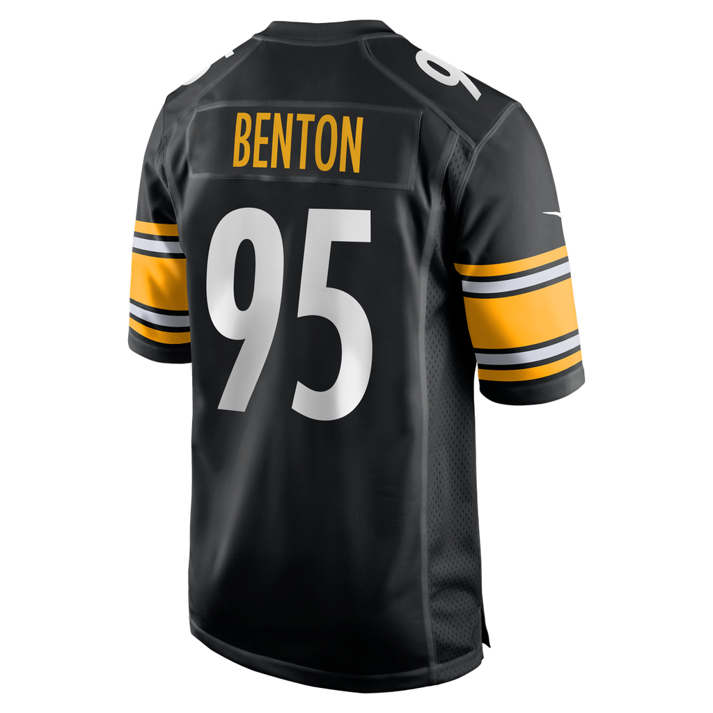 Men's Pittsburgh Steelers Keeanu Benton Nike  Black Team Game Jersey