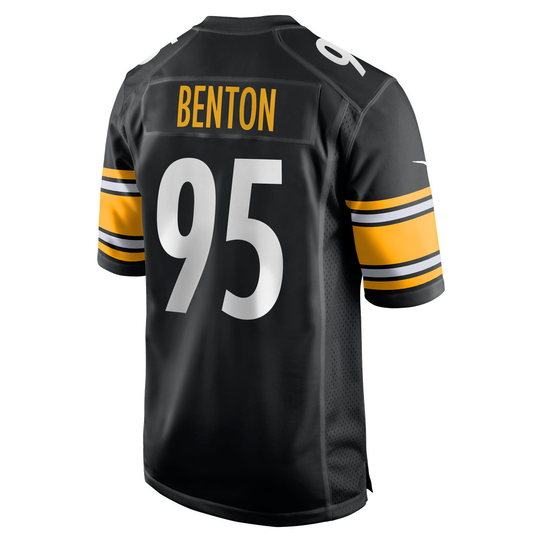 Men's Pittsburgh Steelers Keeanu Benton Nike  Black Team Game Jersey