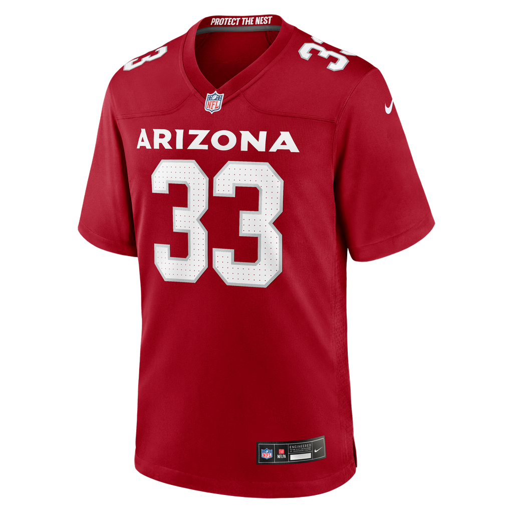 Men's Arizona Cardinals Trey Benson Nike  Cardinal Team Game Jersey
