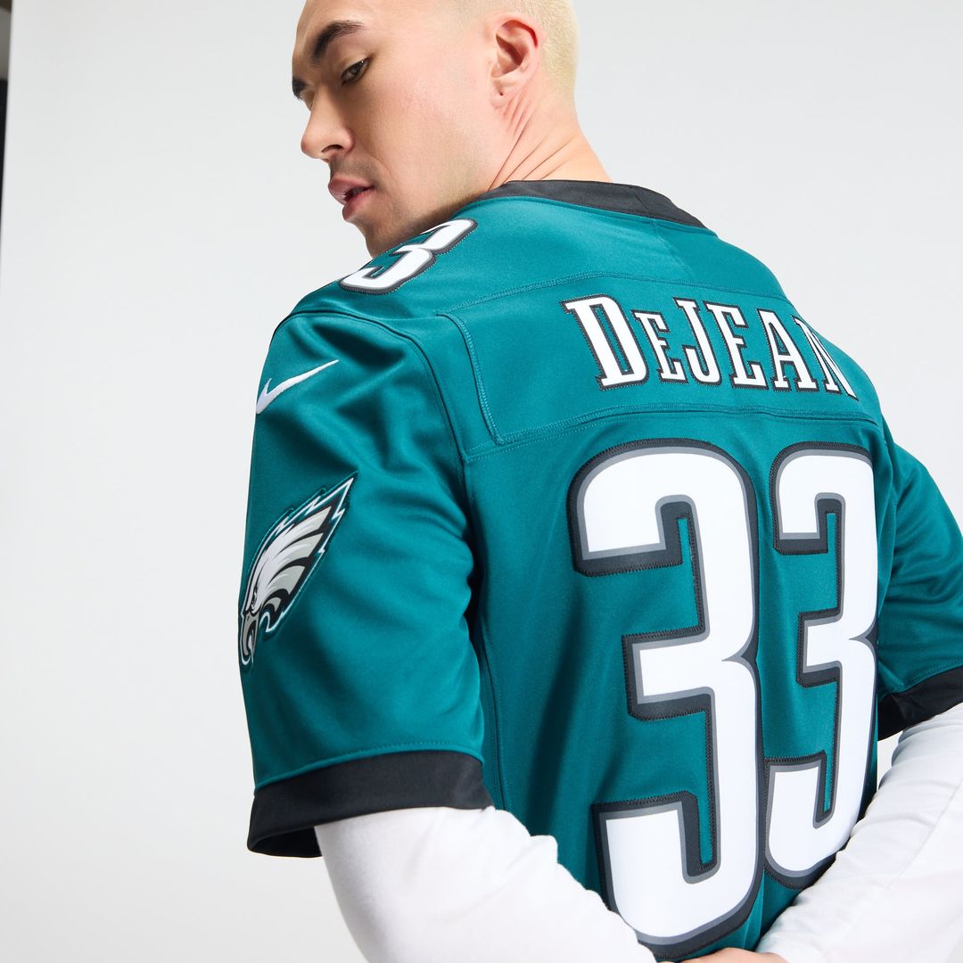 Men's Philadelphia Eagles Cooper DeJean Nike White Vapor F.U.S.E. Stitched Limited Jersey