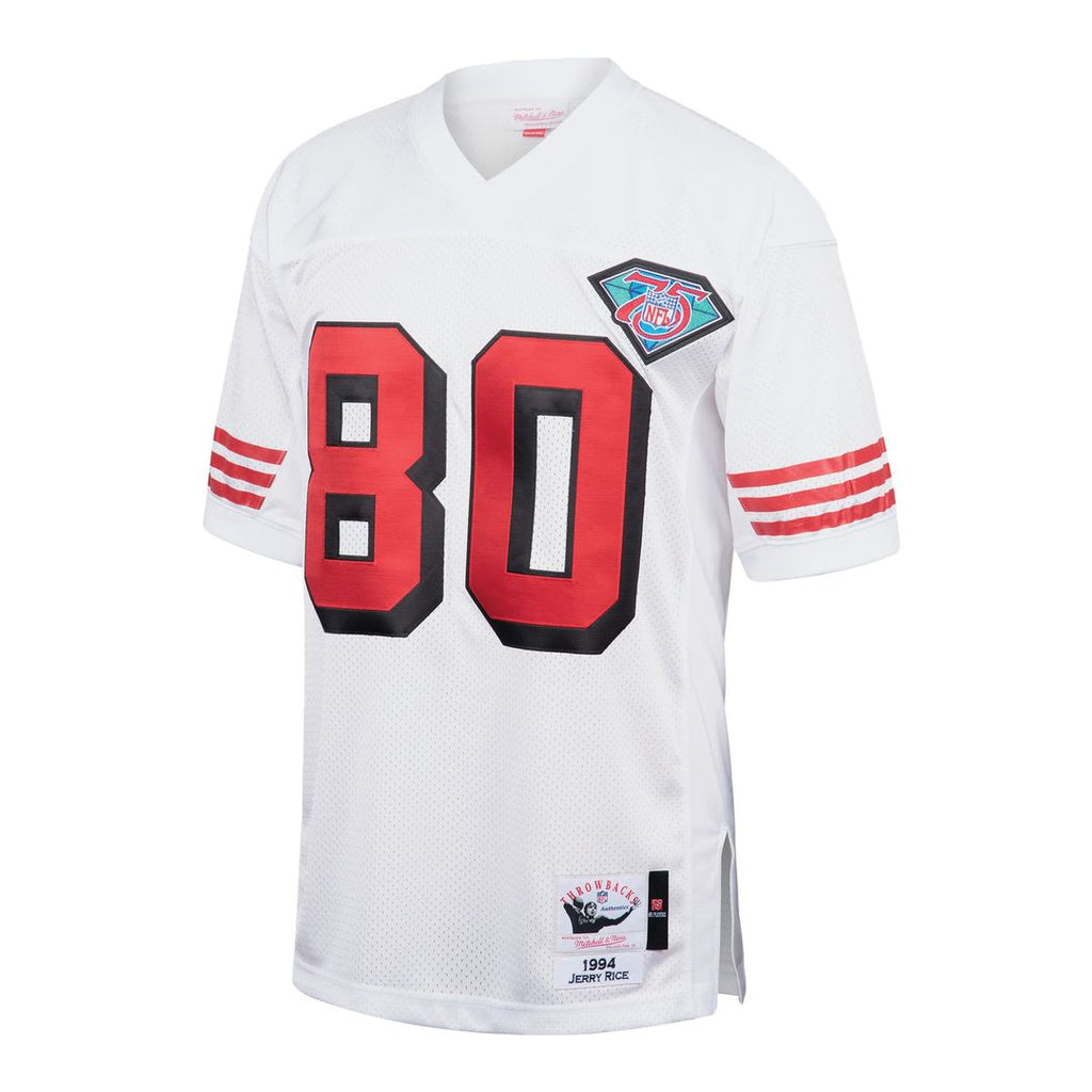 Men's San Francisco 49ers 1994 Jerry Rice Mitchell & Ness Scarlet Authentic Throwback Retired Player Jersey