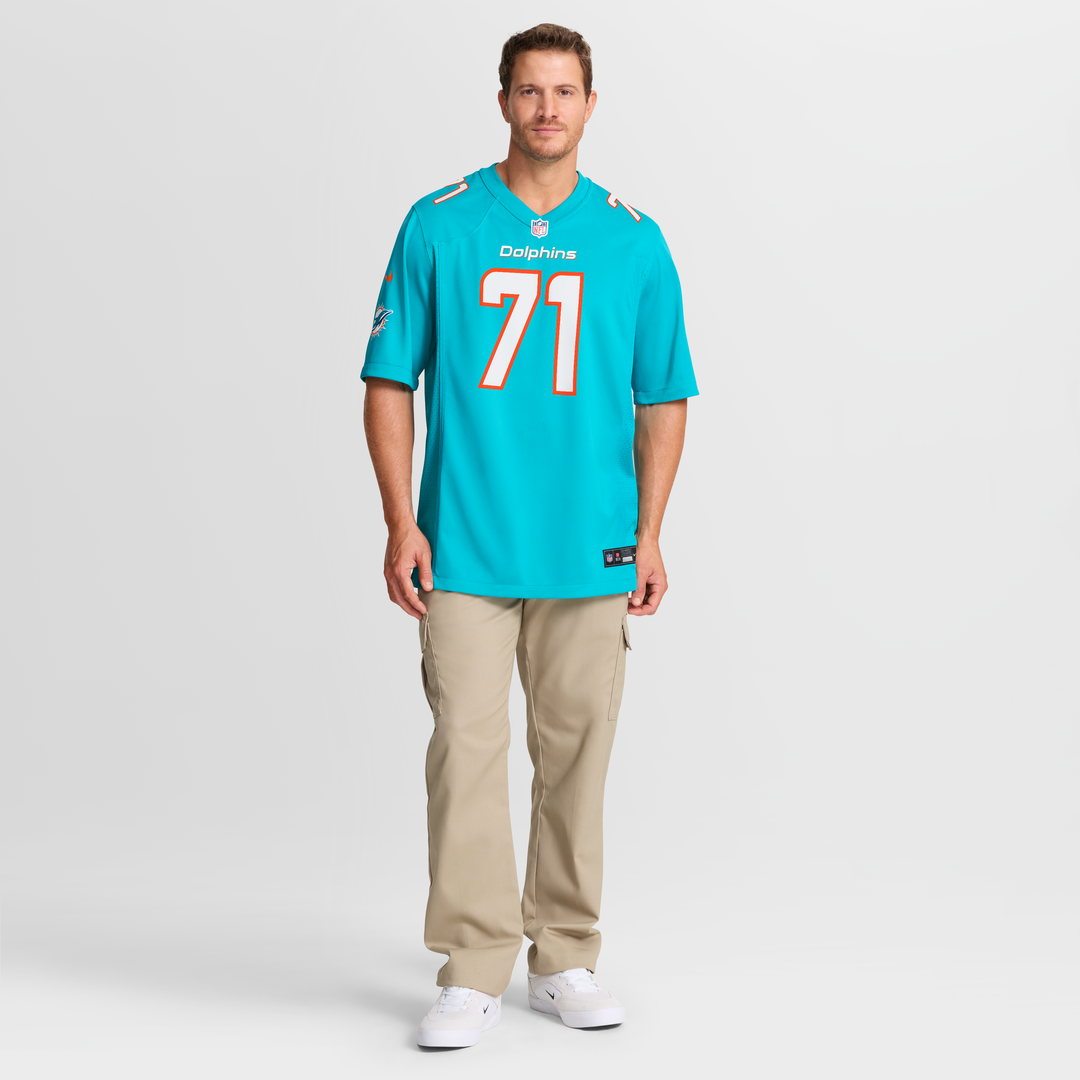 Men's Miami Dolphins Kion Smith Nike  Aqua  Game Jersey