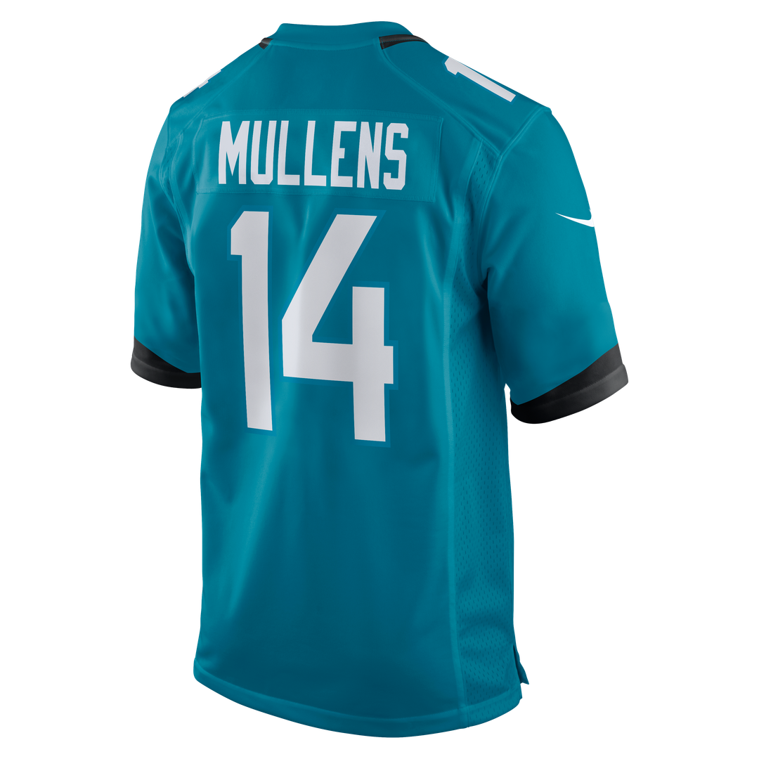Men's Jacksonville Jaguars Nick Mullens Nike  Teal Team Game Jersey