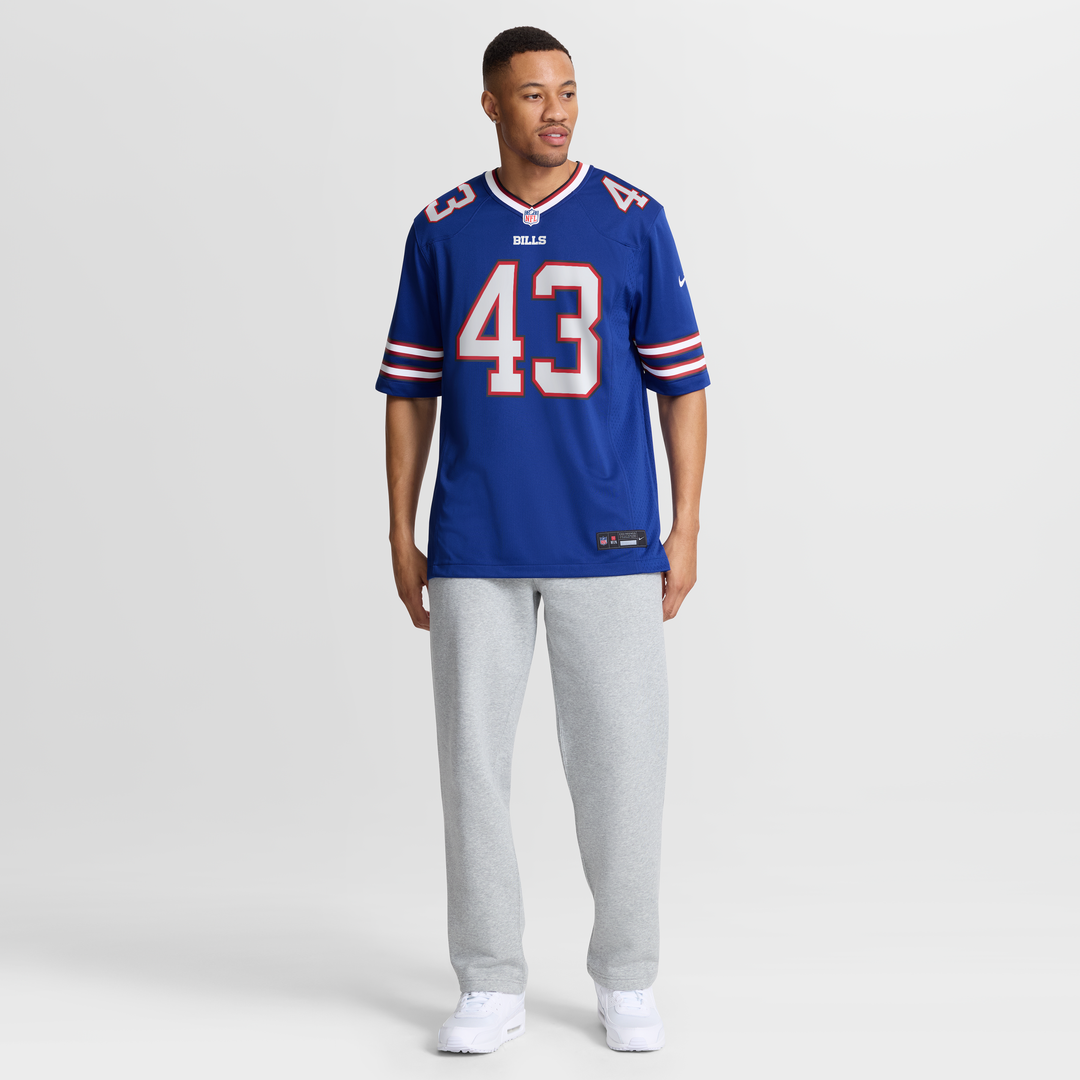 Men's Buffalo Bills Dorian Strong Nike  Royal Team Game Jersey