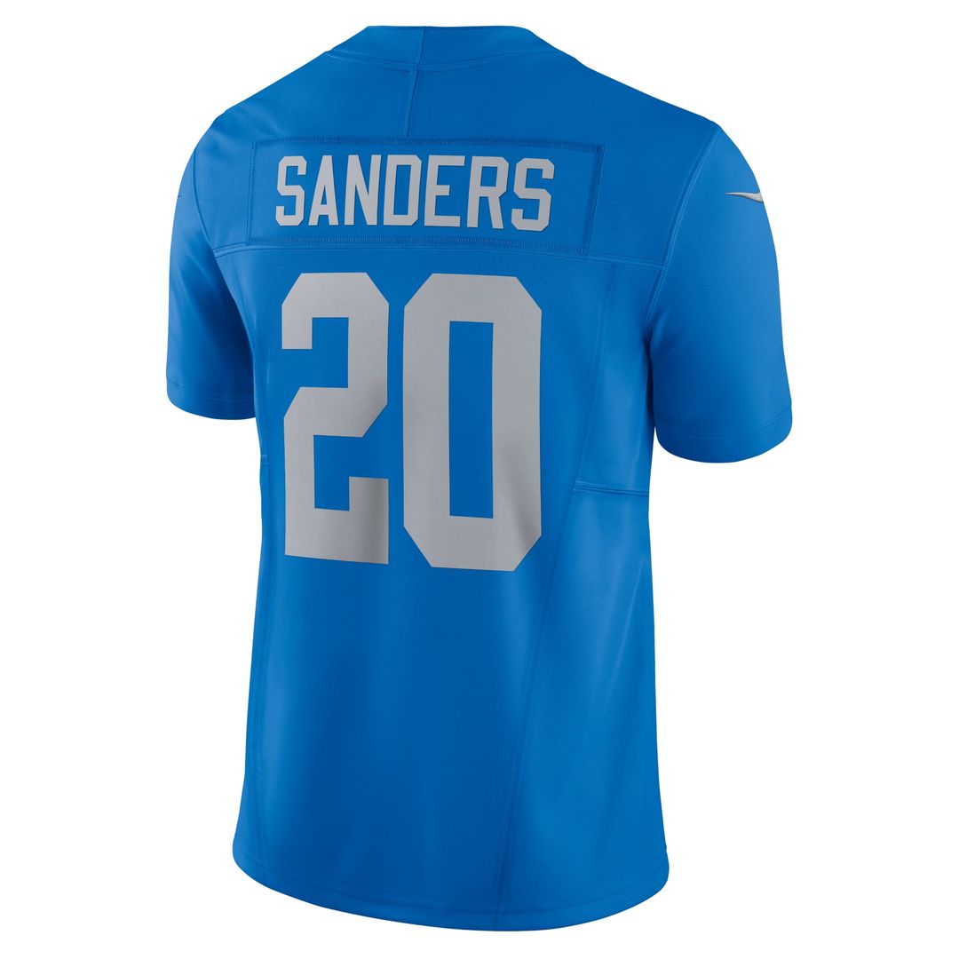 Men's Detroit Lions Barry Sanders Nike Blue Vapor F.U.S.E. Alternate Limited Jersey