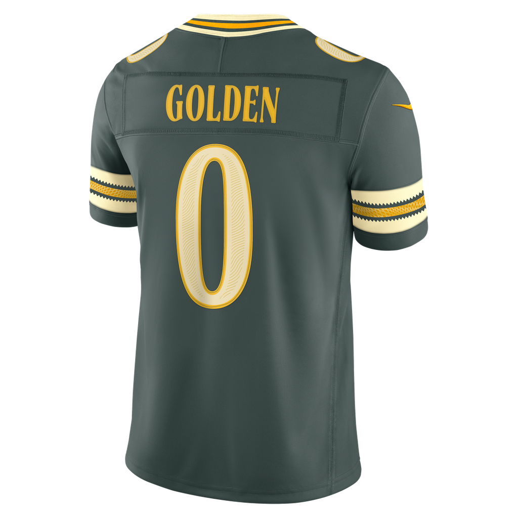 Men's Green Bay Packers Matthew Golden Nike Green 2026 Rivalries Collection Stitched Limited Jersey