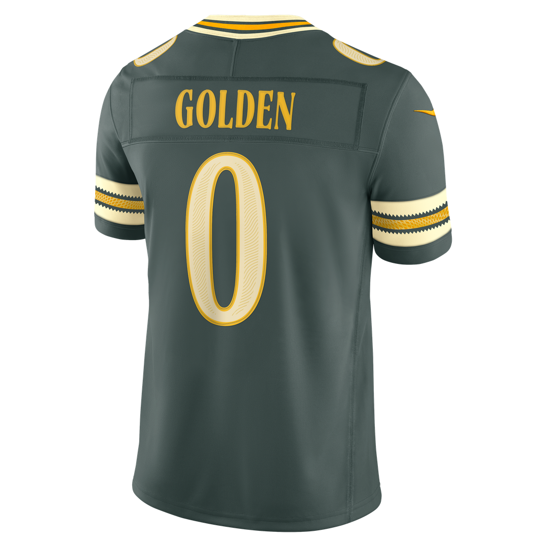 Men's Green Bay Packers Matthew Golden Nike Green 2026 Rivalries Collection Stitched Limited Jersey