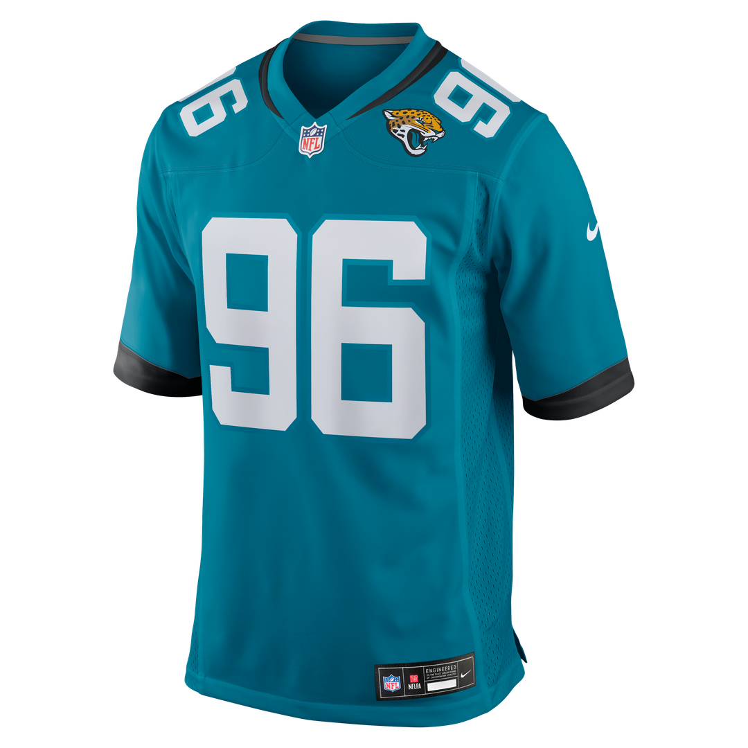 Men's Jacksonville Jaguars Adam Gotsis Nike Teal Game Jersey