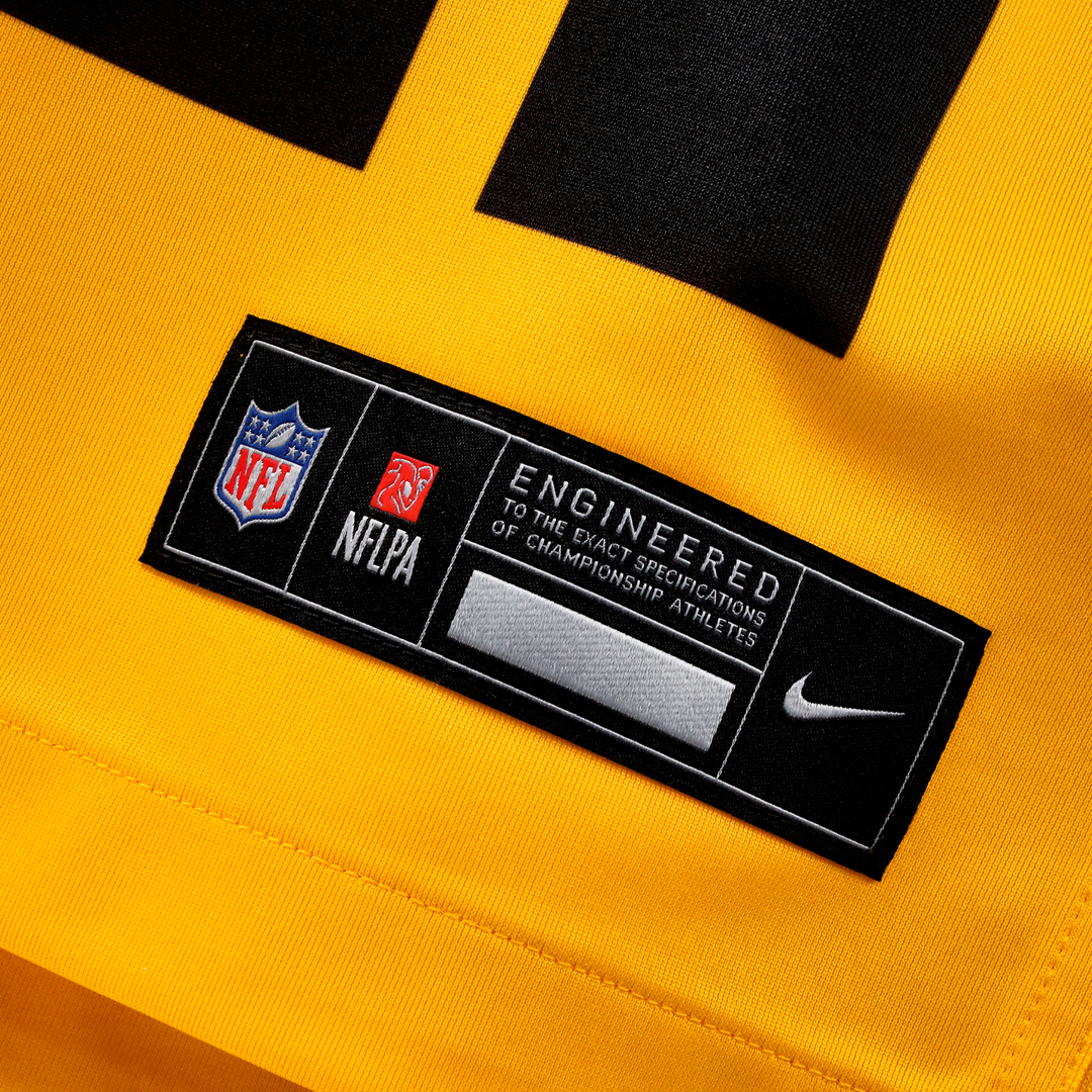 Men's Pittsburgh Steelers T.J. Watt Nike Gold Alternate 1933 Throwback Game Jersey